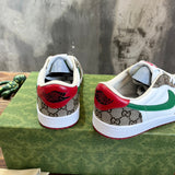 Gucci neutral cream luxury sneakers view 8 sleek tonal finish