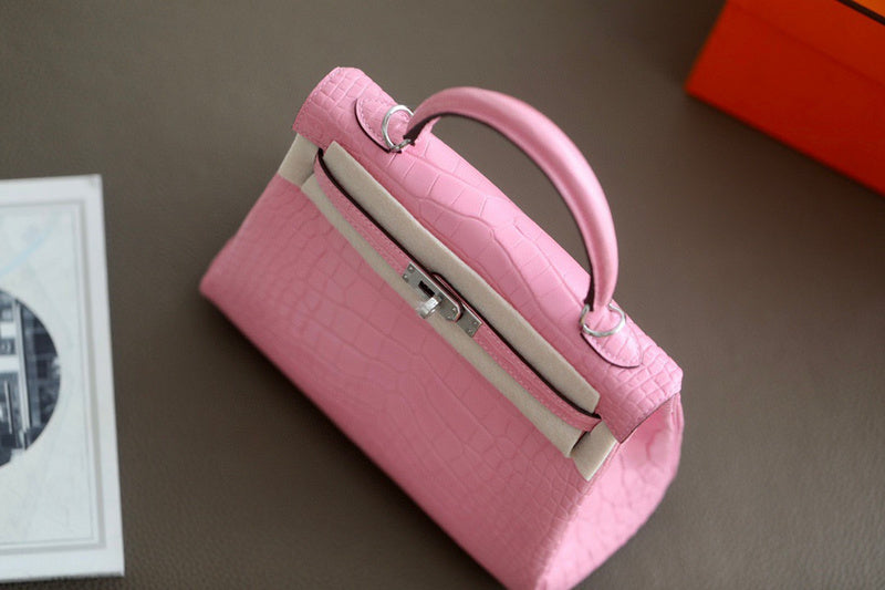 Polished bag shown from front angle