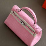 Polished bag shown from front angle