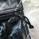 Statement Vegan Leather Handbag - Smooth Faux-Leather Exterior | Women's Designer-Inspired Purse #204 - hardware and detail close-up (image 5) of designer-inspired handbag