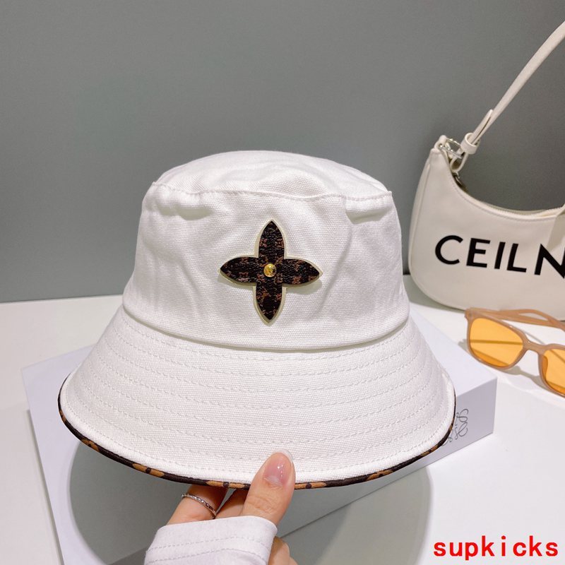 Close-up detail view of Louis Vuitton unisex cap