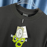 Balenciaga t-shirt close-up — premium authentic designer style