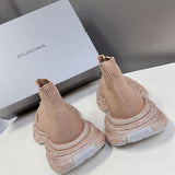 Balenciaga Beige Classic Ballet Flats - Detail Shot of Craftsmanship