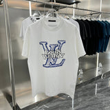 Front view of Louis Vuitton cotton t-shirt with monogram-inspired silhouette