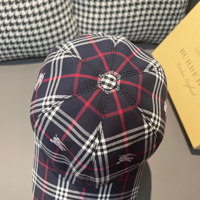 Front view of Burberry unisex cap