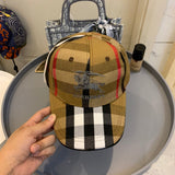 Full view of Burberry unisex cap