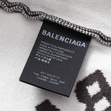 Close-up of Balenciaga designer clothing craftsmanship