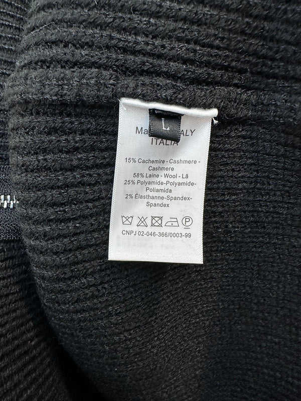 Close-up detail shot of Louis Vuitton luxury clothing with everyday silhouette