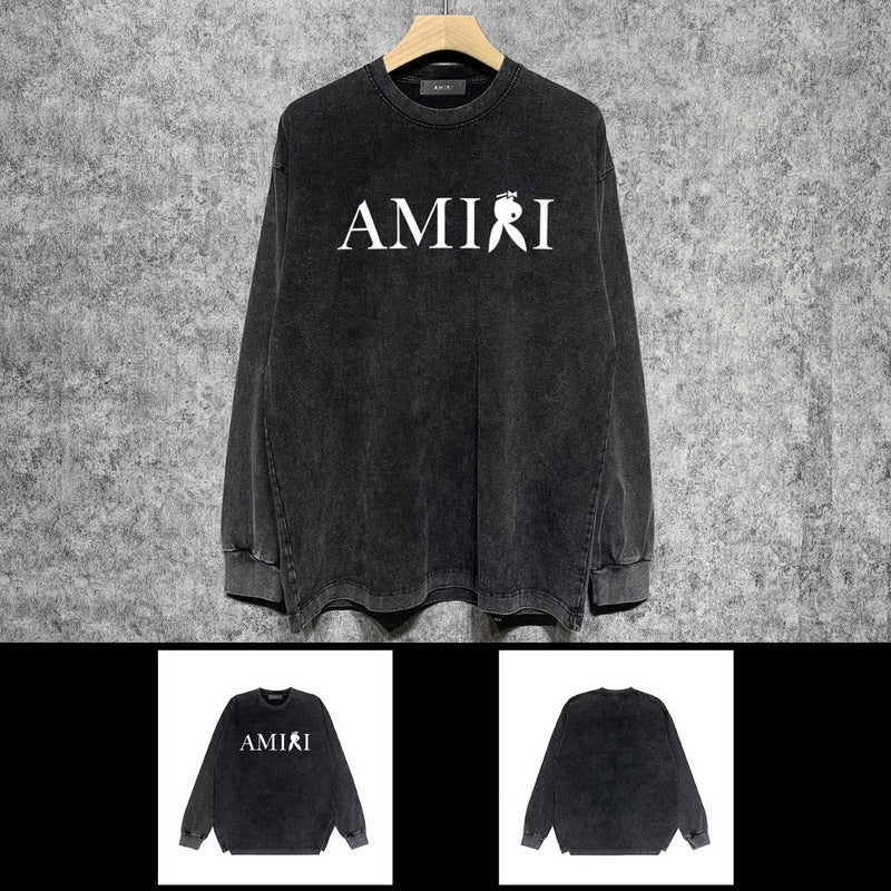 Amiri hoodie front view designer style