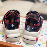 Close-up of Louis Vuitton shoes craftsmanship