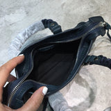 Classic Faux Leather Handbag - Sleek Minimalist Lines | Women's Everyday Carry Handbag #694 - texture close-up (image 9) of designer-inspired handbag