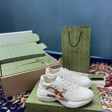 Gucci neutral cream luxury sneakers view 9 streetwear statement look