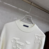 Front view of Louis Vuitton luxury clothing with relaxed-fit cut