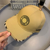 Front view of Burberry unisex cap