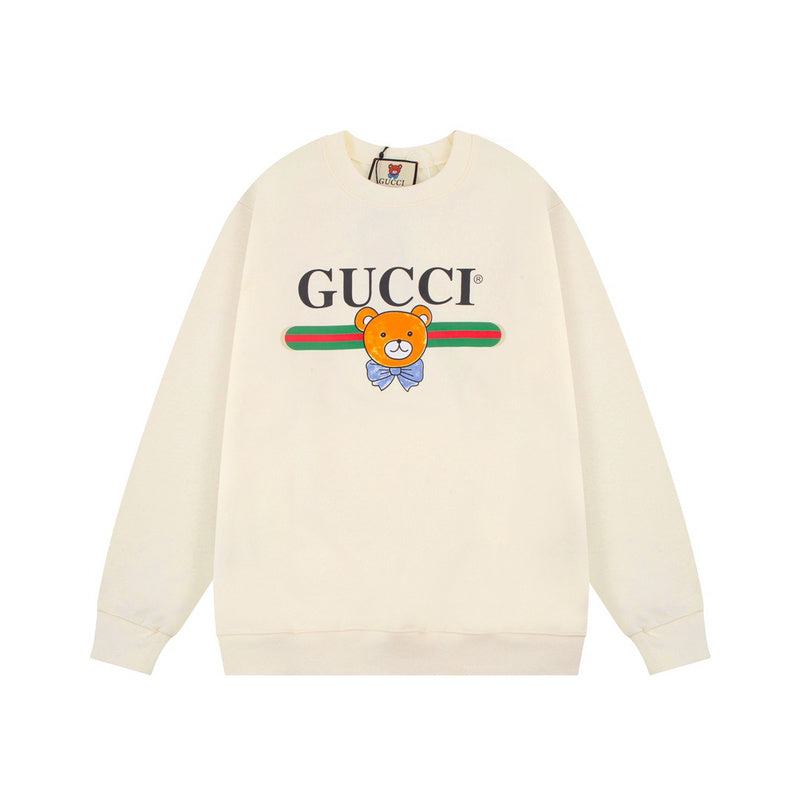 Back view of Gucci luxury clothing with everyday silhouette
