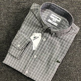 Full styled look of Lacoste luxury clothing with logo-detail design