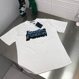 Back view of Louis Vuitton cotton t-shirt with logo-detail design