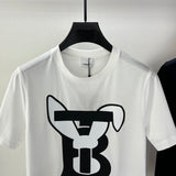 Close-up of Burberry t-shirt craftsmanship