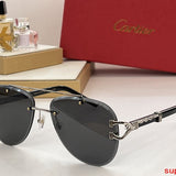 Full view of Cartier unisex sunglasses