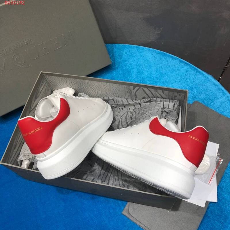 Alexander McQueen sneakers detailed view showing premium designer craftsmanship