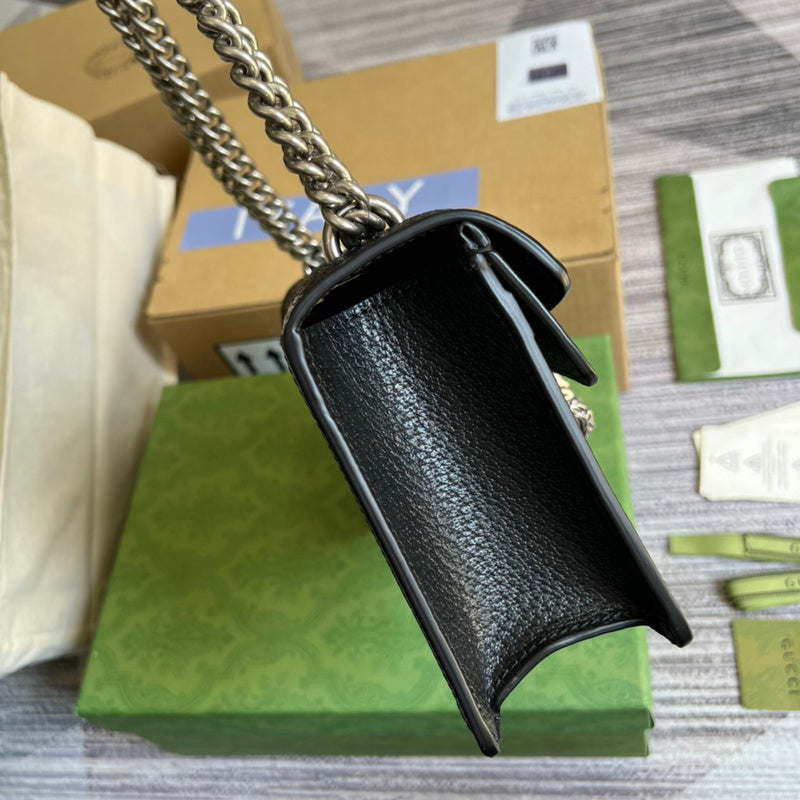 Top view of statement elevated women's handbag – women's designer-style accessory