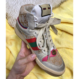 Gucci all-black luxury sneakers view 4 cushioned comfort fit