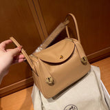 Side view of modernist structured handbag