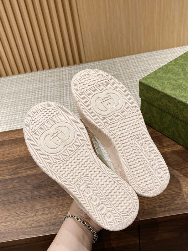 Gucci sneakers detailed view showing premium designer craftsmanship