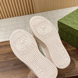 Gucci sneakers detailed view showing premium designer craftsmanship