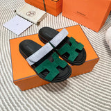 Hermes sandals Style 203 - texture and material detail