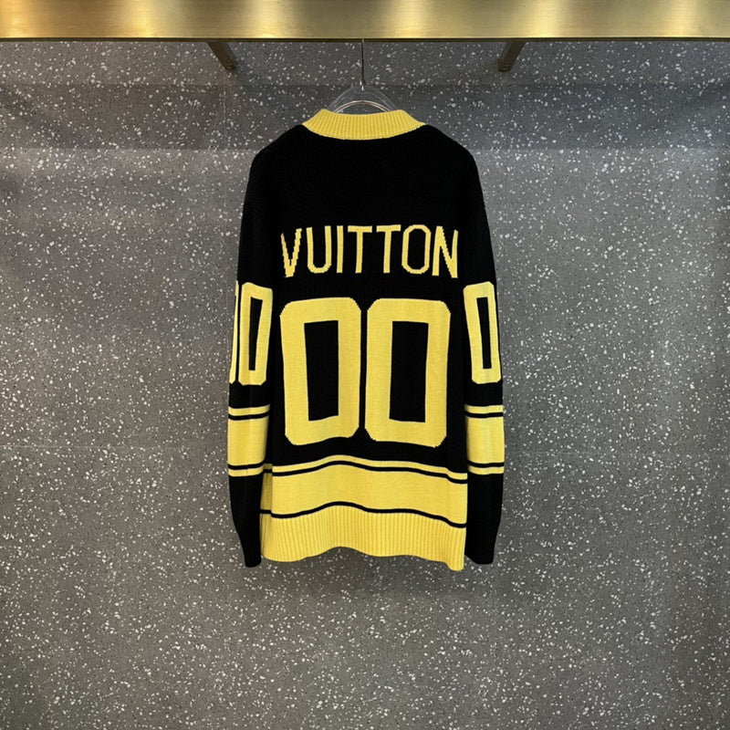 Side profile of Louis Vuitton luxury clothing with contemporary cut