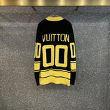 Side profile of Louis Vuitton luxury clothing with contemporary cut