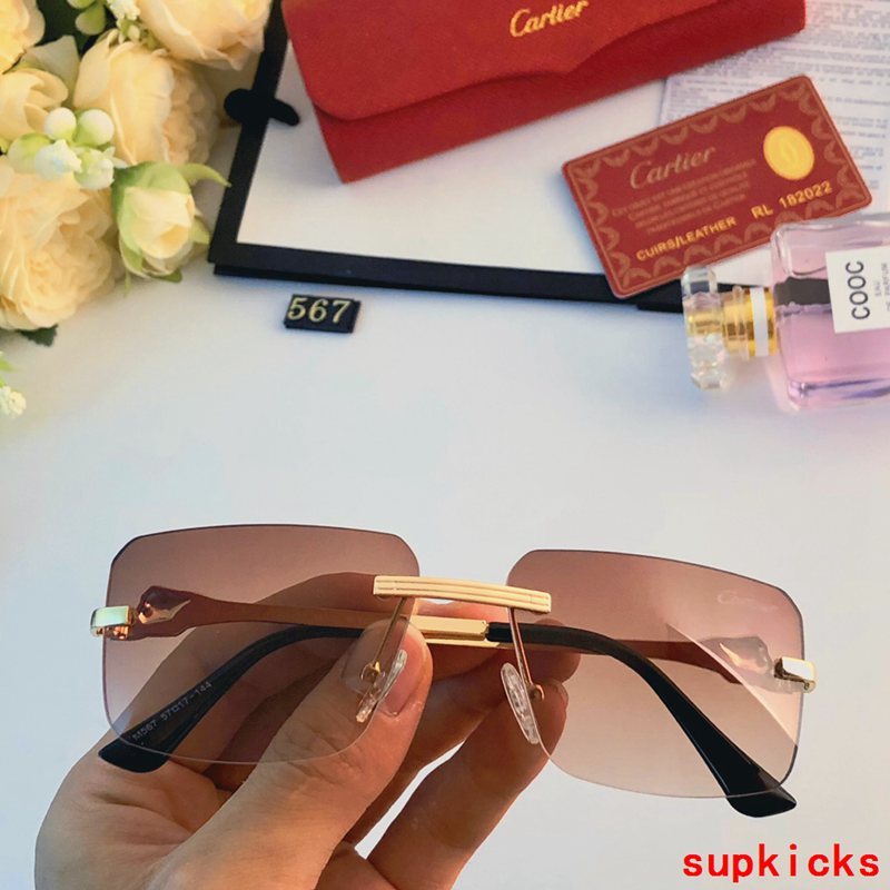 Side view of Cartier unisex sunglasses
