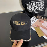 Front view of Burberry unisex cap