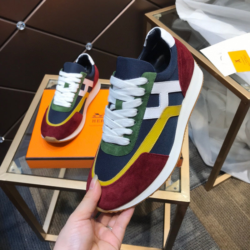 Hermes shoes Style 081 - logo and branding close-up