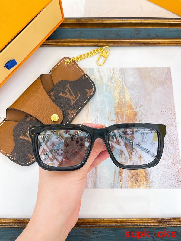 Angled view of Louis Vuitton unisex sunglasses