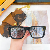 Angled view of Louis Vuitton unisex sunglasses