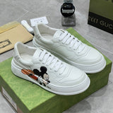 Gucci all-black luxury sneakers view 9 heritage-inspired look