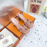 Hermes sandals Style 141 - side profile detail