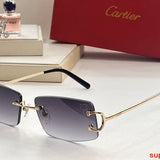 Front view of Cartier unisex sunglasses