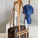 Styled lifestyle shot of signature everyday-luxe women's handbag – women's everyday handbag