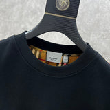 Close-up of Burberry designer clothing craftsmanship
