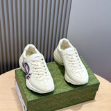 Gucci classic monochrome luxury sneakers view 7 everyday casual design