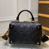 Close-up detail of elevated classic women's handbag – women's statement bag