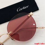Front view of Cartier unisex sunglasses