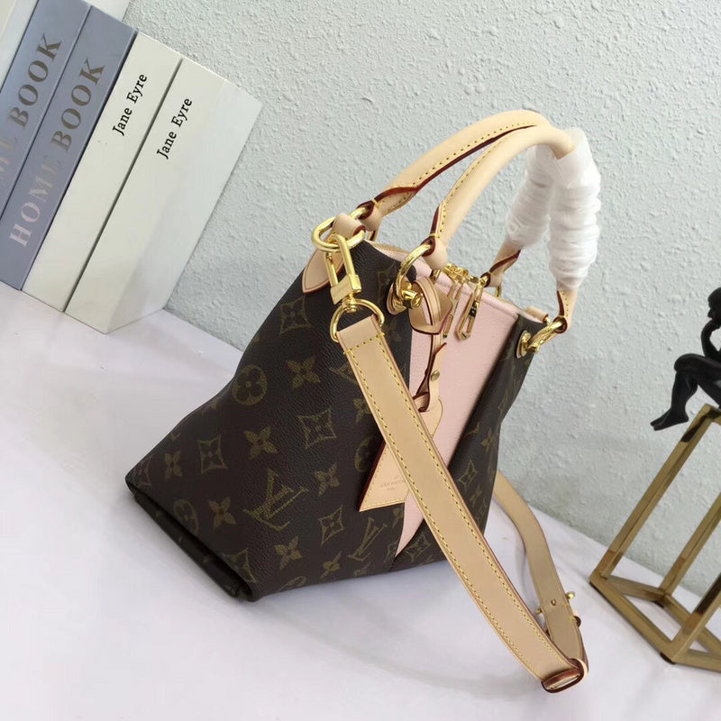 Close-up detail of modern statement women's handbag – women's designer-style accessory