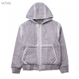 Close-up detail shot of Louis Vuitton luxury clothing with tailored silhouette