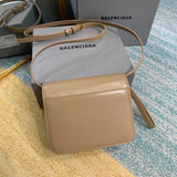 Polished Faux Leather Handbag - Modern Structured Build | Women's Statement Accessory #649 - close-up detail shot (image 3) of designer-inspired handbag