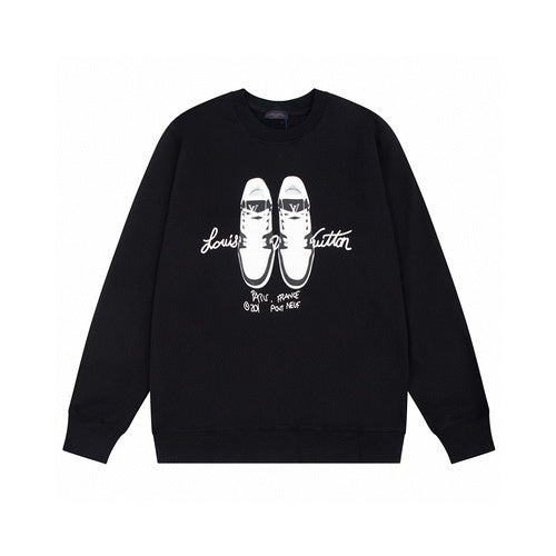 Full styled look of Louis Vuitton luxury clothing with relaxed-fit cut