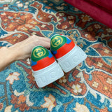Gucci sneakers detailed view showing premium designer craftsmanship